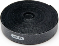 Shirit Velcro për organizimin e kabllove Unitek, 5 m, i zi 