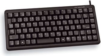 Tastierë Cherry Compact, me kabllo, DE, e zezë