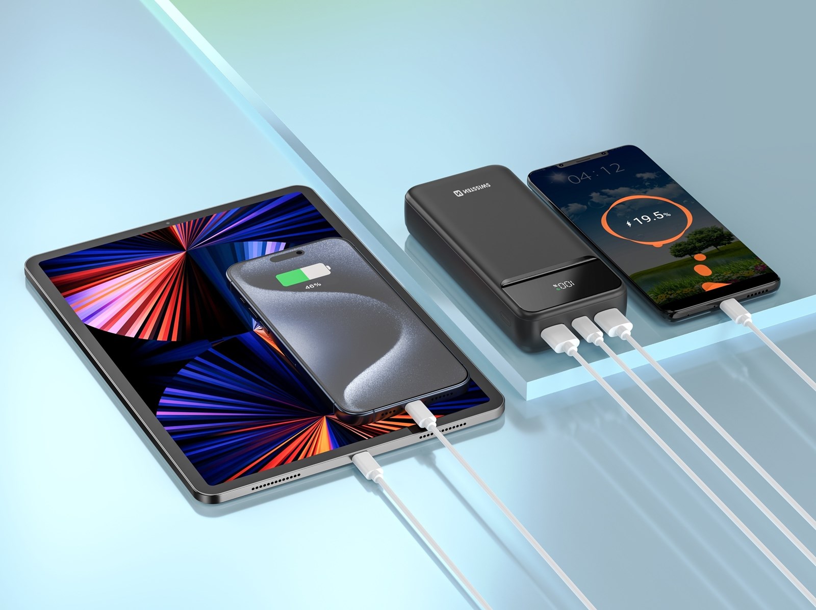 Power Bank SWISSTEN 20.000mAh, 22.5W, PD, Power Line II