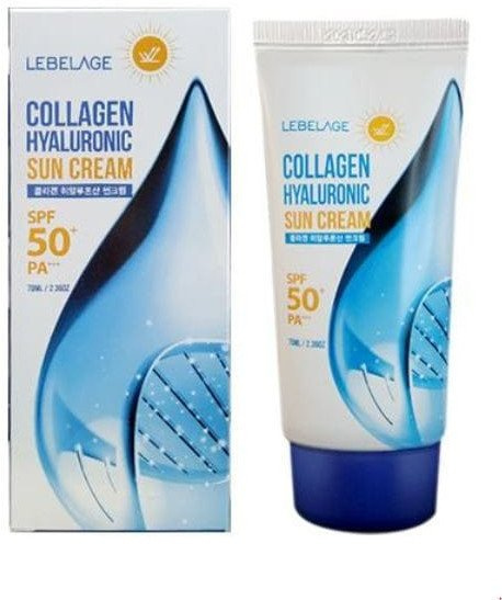 Krem fytyre Lebelage Collagen Hyaluronic, SPF 50+, me acid hialuronik