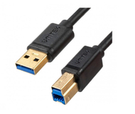 Kabllo Unitek, USB 3.0 / USB-B 3.0, 2 m, e zezë