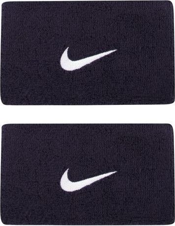 Shirita sportiv për kyç dore Nike Swoosh, 2 copë, të zinj Shirita sportiv për kyç dore Nike Swoosh, 2 copë, të zinj