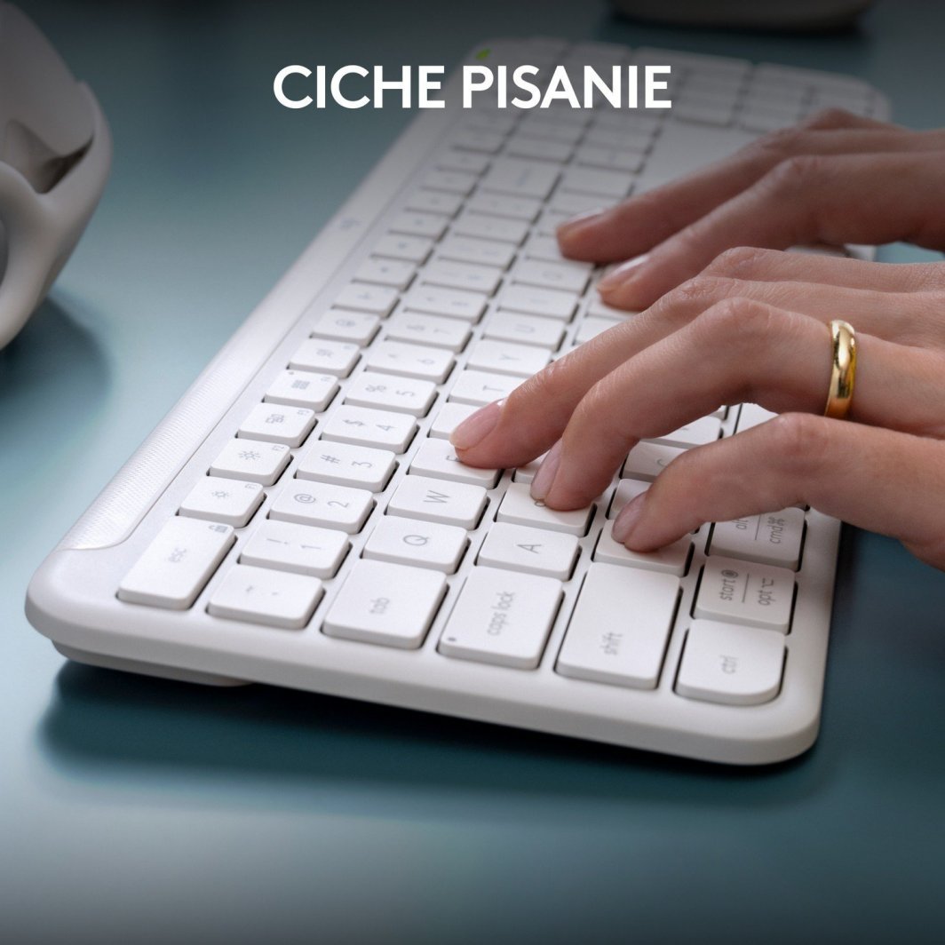 Tastierë Logitech K950, wireless, US INTL, e bardhë