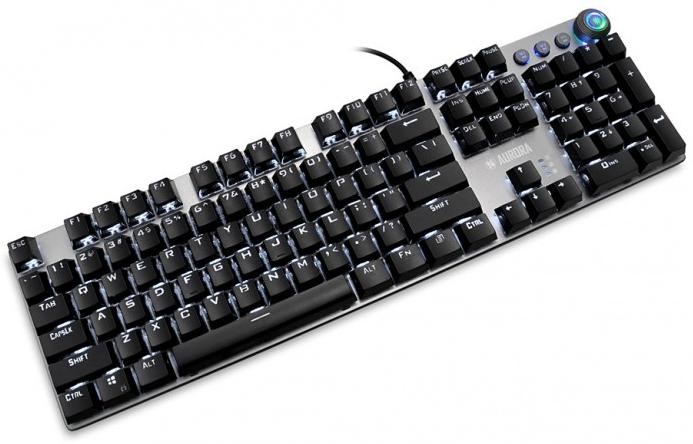 Tastierë mekanike iBOX Aurora K-4, USB, e zezë