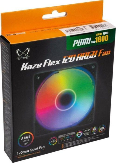 Ftohës Scythe Kaze Flex 120 ARGB PWM 1800rpm, 120 mm