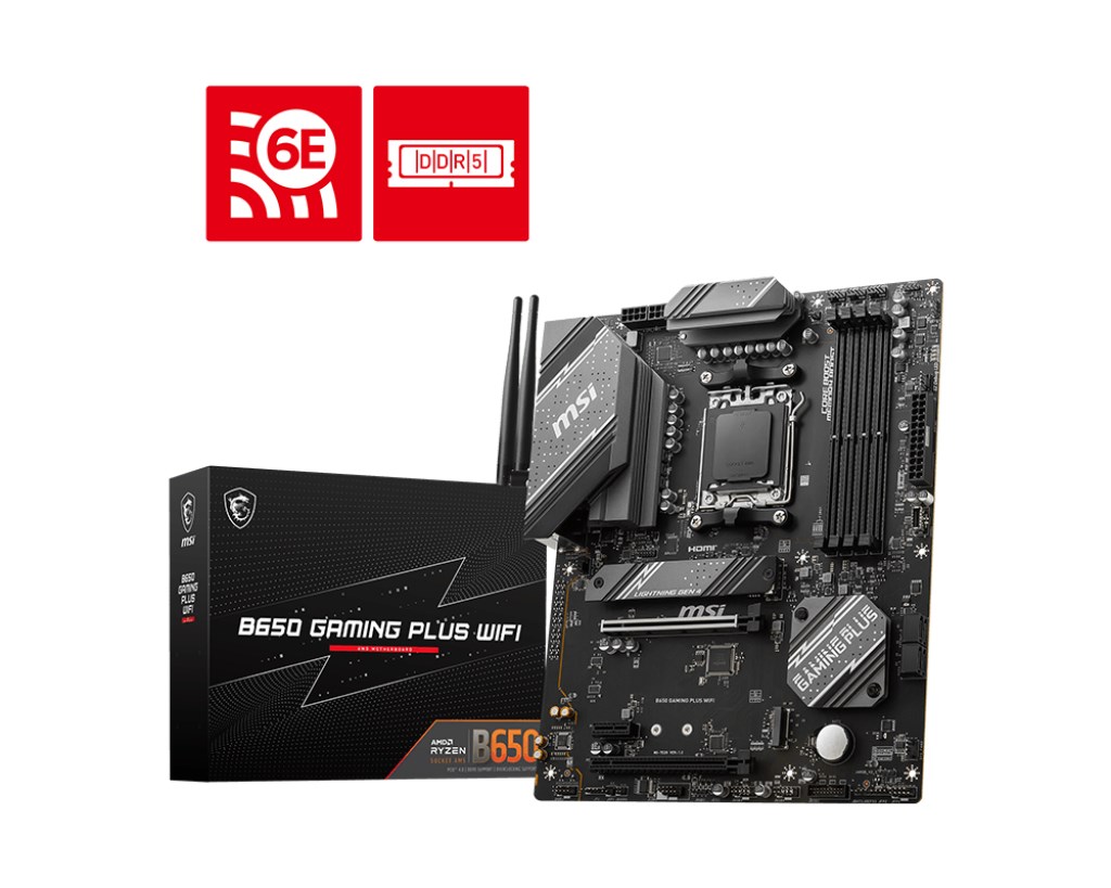 Pllakë amë MSI B650 Gaming PLUS WiFi AMD B650 Socket AM5 ATX