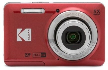 Kamerë Kodak Friendly Zoom FZ55, e kuqe