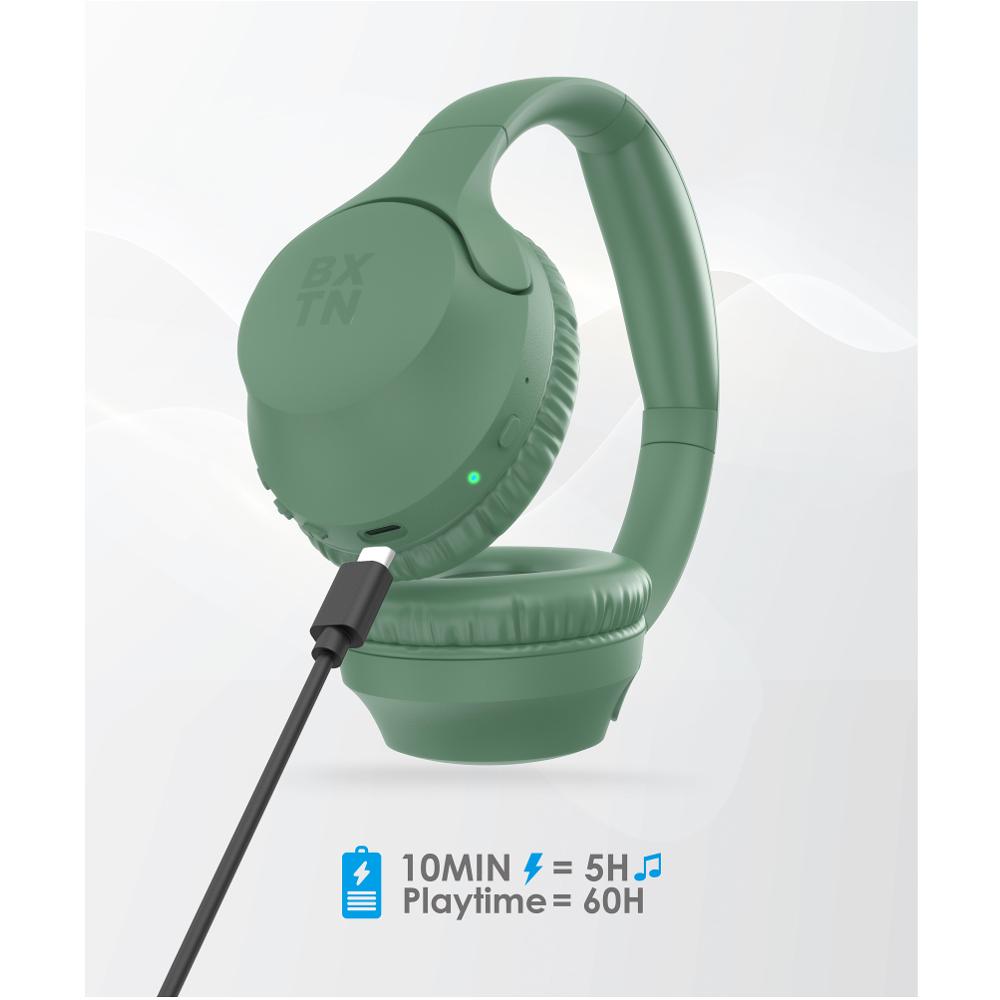Kufje Wireless Buxton BHP 8700 GREEN BT – Bluetooth 5.3, Ngjyrë e Gjelbër