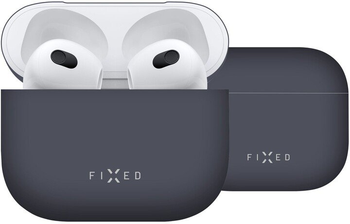 Këllëf FIXED Silky për Apple AirPods (2021), i kaltër