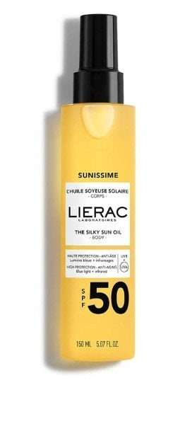 Vaj dielli Lierac Sunissime Silky Solar Oil, SPF50, 150ml
