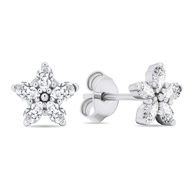 Vathё Brilio Silver Flowers EA591W