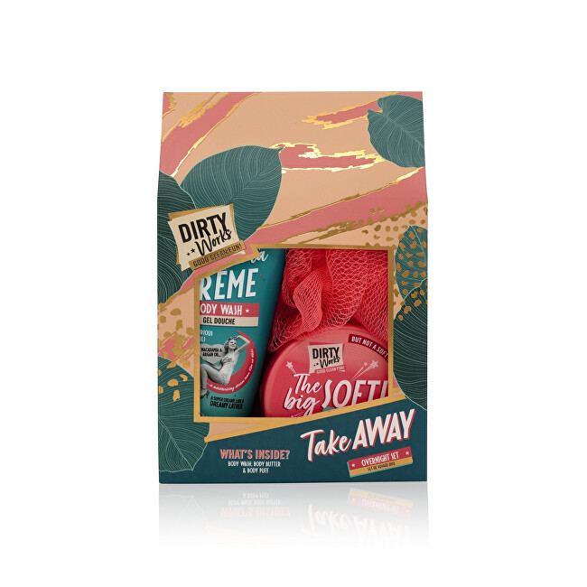 Сет за нега на тело Dirty Works Take Away, 2 x 50 мл+
