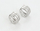 Set- unazë + vathë Xuping të veshur me platin, argjendtë/16.51mm