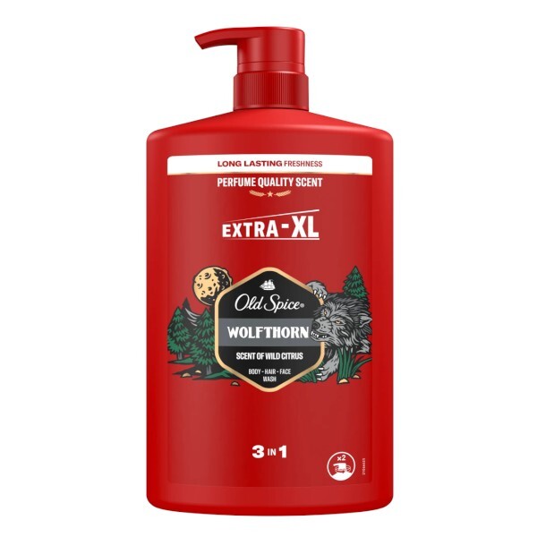Xhel dushi për meshkuj Old SAPICE WolfThorn (Body-Hair-Face Wash),1000 ml