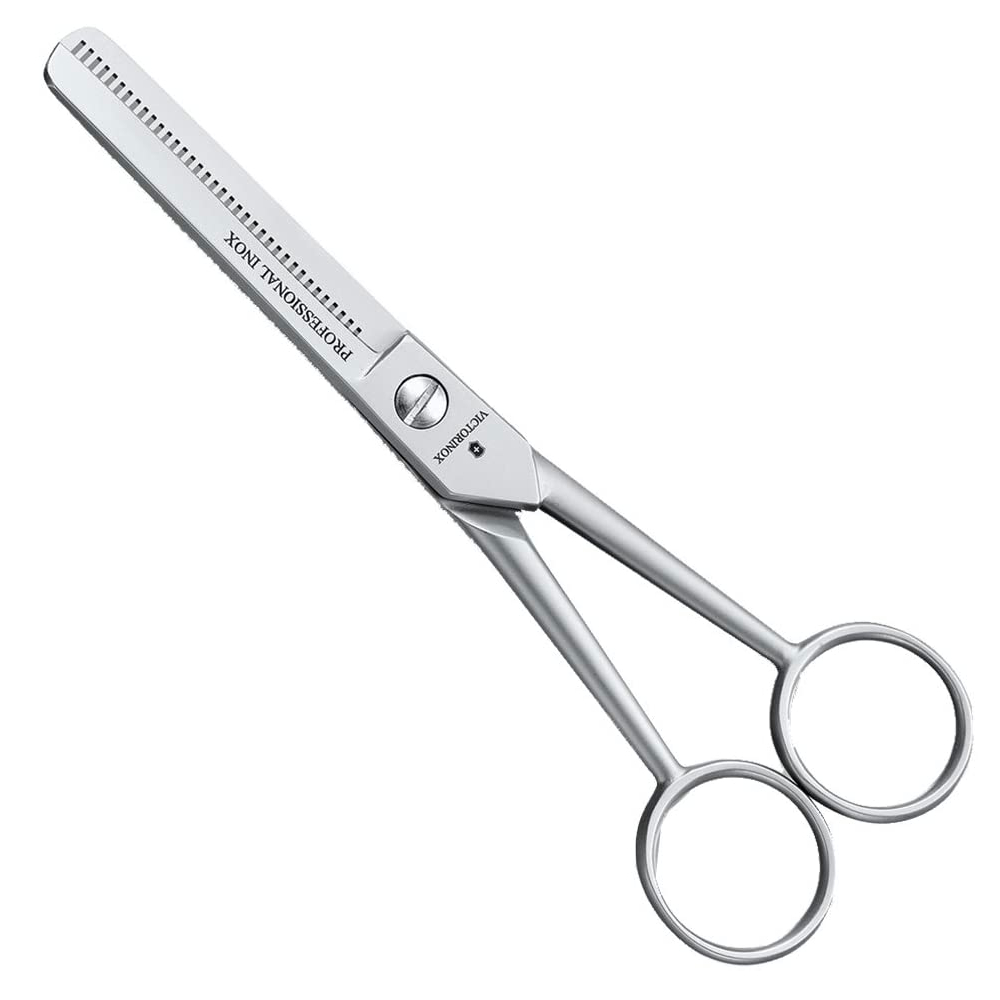 Gërshërë rrallimi Victorinox për berber, 16 cm, argjend