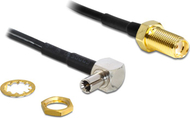 Delock TS-9 до SMA Коаксијален RF Адаптер Кабел, 170 mm, Црн Delock TS-9 до SMA Коаксијален RF Адаптер Кабел, 170 mm, Црн
