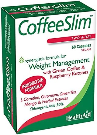 Kapsula CoffeeSlim (për menaxhimin e peshës trupore) nga HealthAid, 60 copë Kapsula CoffeeSlim (për menaxhimin e peshës trupore) nga HealthAid, 60 copë