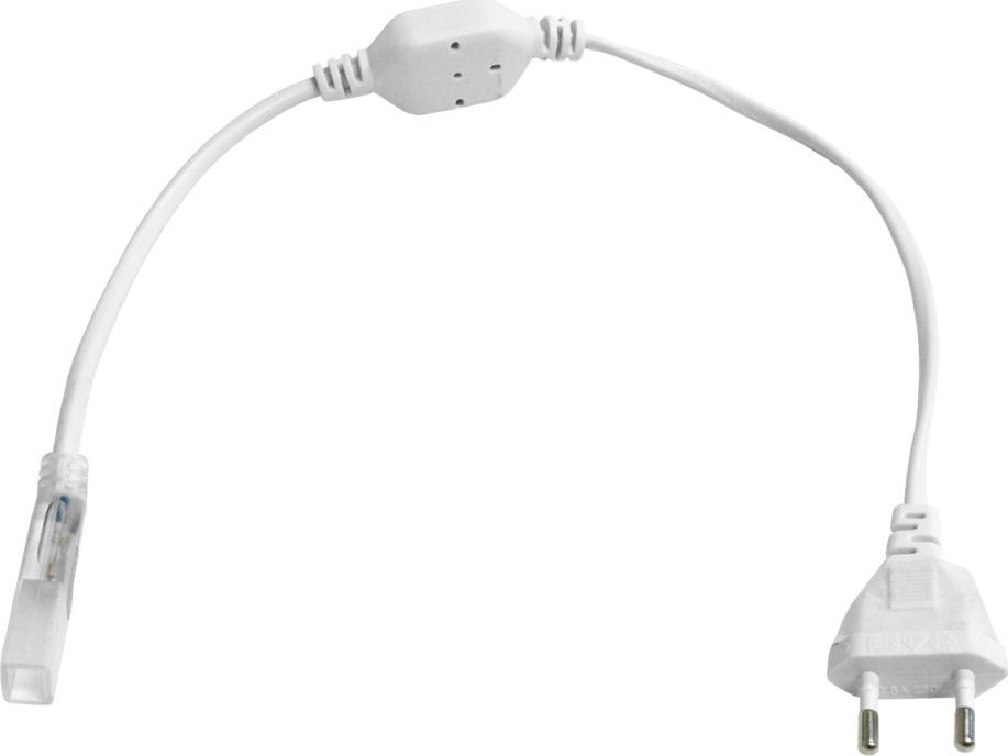 Prizë për shirit LED ART, 50 cm, 230 V, + lidhës + 5 doreza, e bardhë