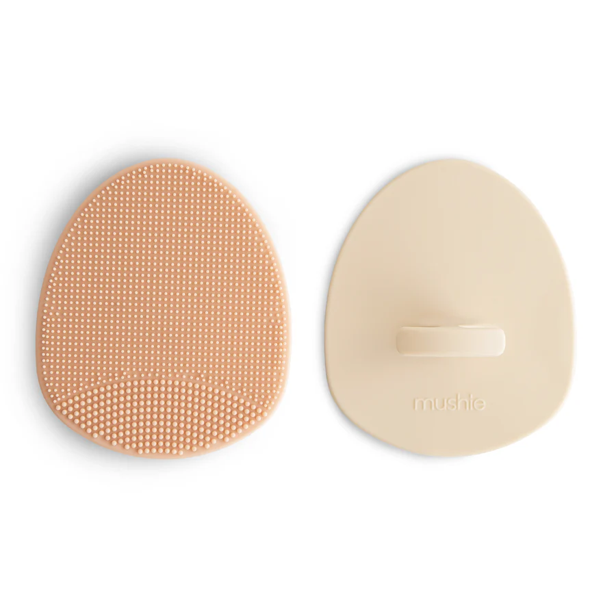 Cradle Cap Brush 2-Pack - Blush/Shifting Sand