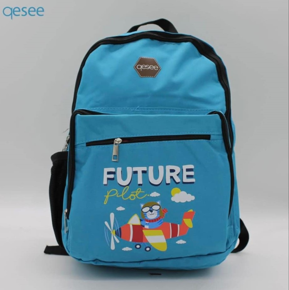 Çantë shpine për fëmijë Qesee, e kaltër e hapur