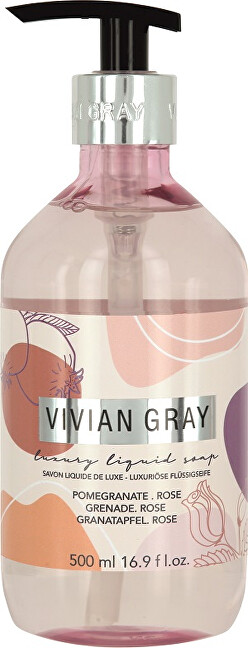 Sapuni i lëngshëm për lëkurë Vivian Gray Pomegranate & Rose, 500 ml