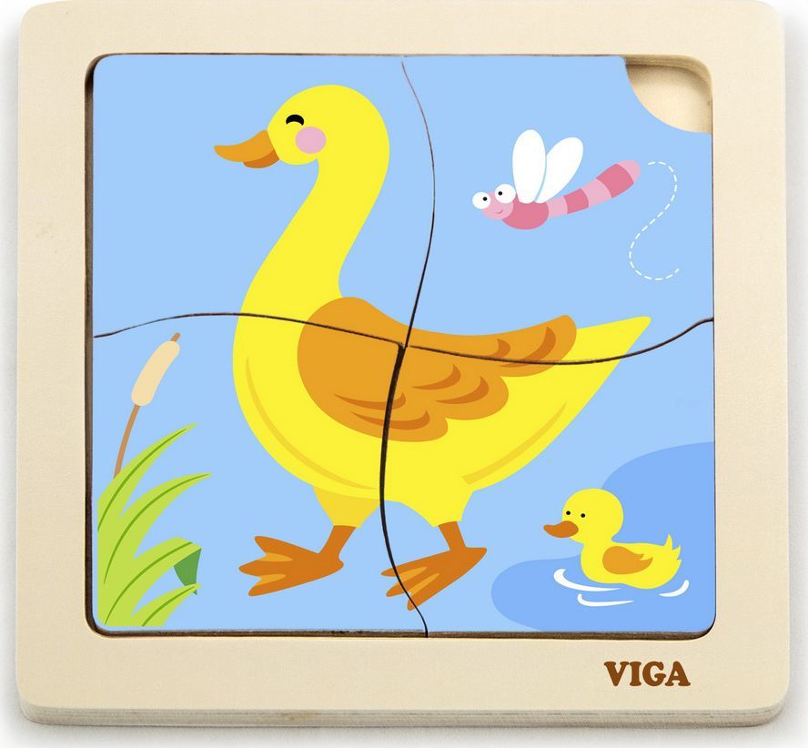 Puzzle Viga, 4 elemente