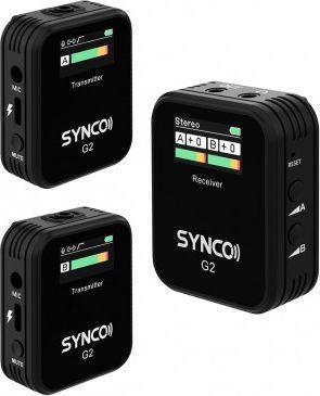 Sistem mikrofonësh me valë Synco G2 A2, të zi