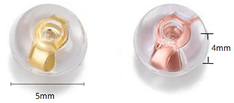 Troli Силиконски Затворачи за Обетки, 2 Пара, Silver