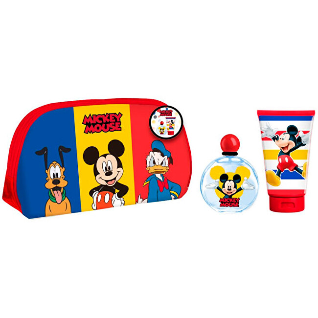 Set Eau de Toilette EP Line Mickey Mouse 50 ml + xhel dushi 100 ml + çantë kozmetike Set Eau de Toilette EP Line Mickey Mouse 50 ml + xhel dushi 100 ml + çantë kozmetike