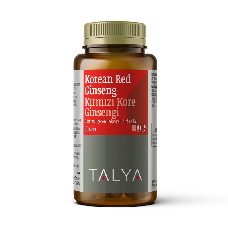 Suplemente TALYA Herbal Korean Red Ginseng Extract 1130 mg, 60 kapsula