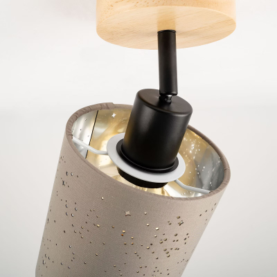 Spote Briloner, 13cm, 1x exkl., E27, 25W, taupe