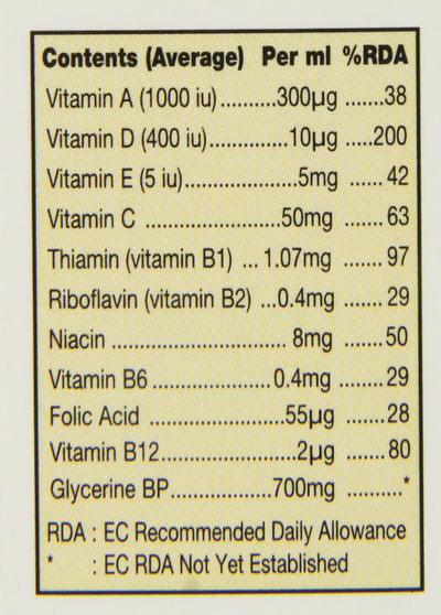 Pika Baby Vit (bebe dhe fëmijë 0-4 vjet) nga HealthAid, 25ml