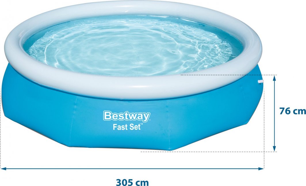 Pishinë për fëmijë Bestway, 305x76cm, e kaltër