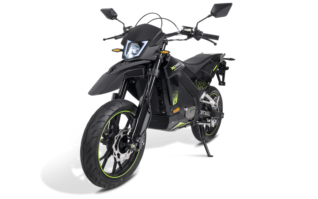 Motoçikletë elektrike MS Energy eMotorcycle Cyber, 3000W, 2 x 25.6 Ah 72 V, e zezë