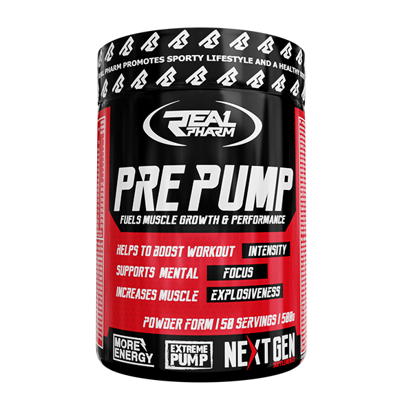 Suplemente Real Pharm Pre Pump, Mango Fruit Passion, 500g