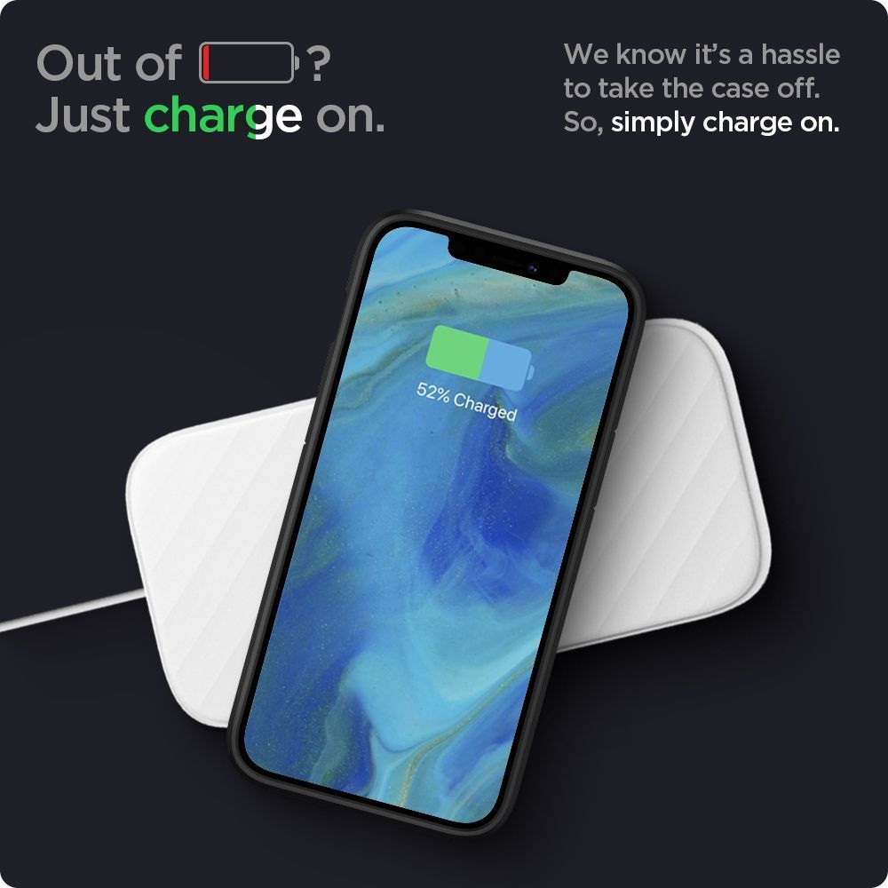 Kornizë mbrojtëse SPIGEN ULTRA HYBRID për iPhone 12/12 Pro, e zezë