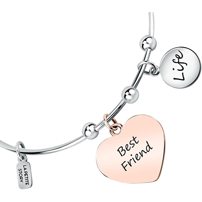 Byzylyk për femra La Petite Story Friendship LPS05ARR92, i argjendtë