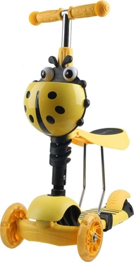 Trotinet Enero Ladybug (1017686), i verdhë