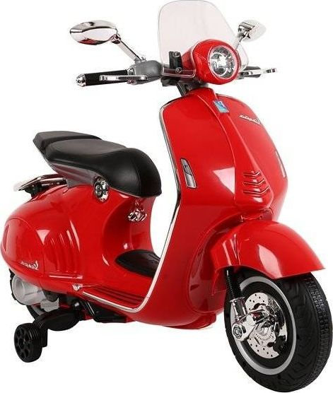 Skuter elektrik për fëmijë Vespa GTS 300, me bateri, i kuq