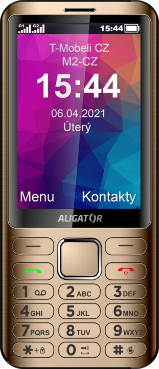 Celular Aligator D950, i artë