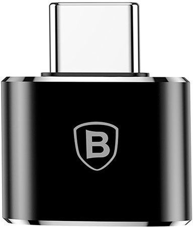 Adapter Baseus, USB A në USB C, i zi