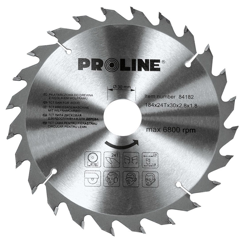 Sharrë rrethore për dru Proline, 500x30 mm