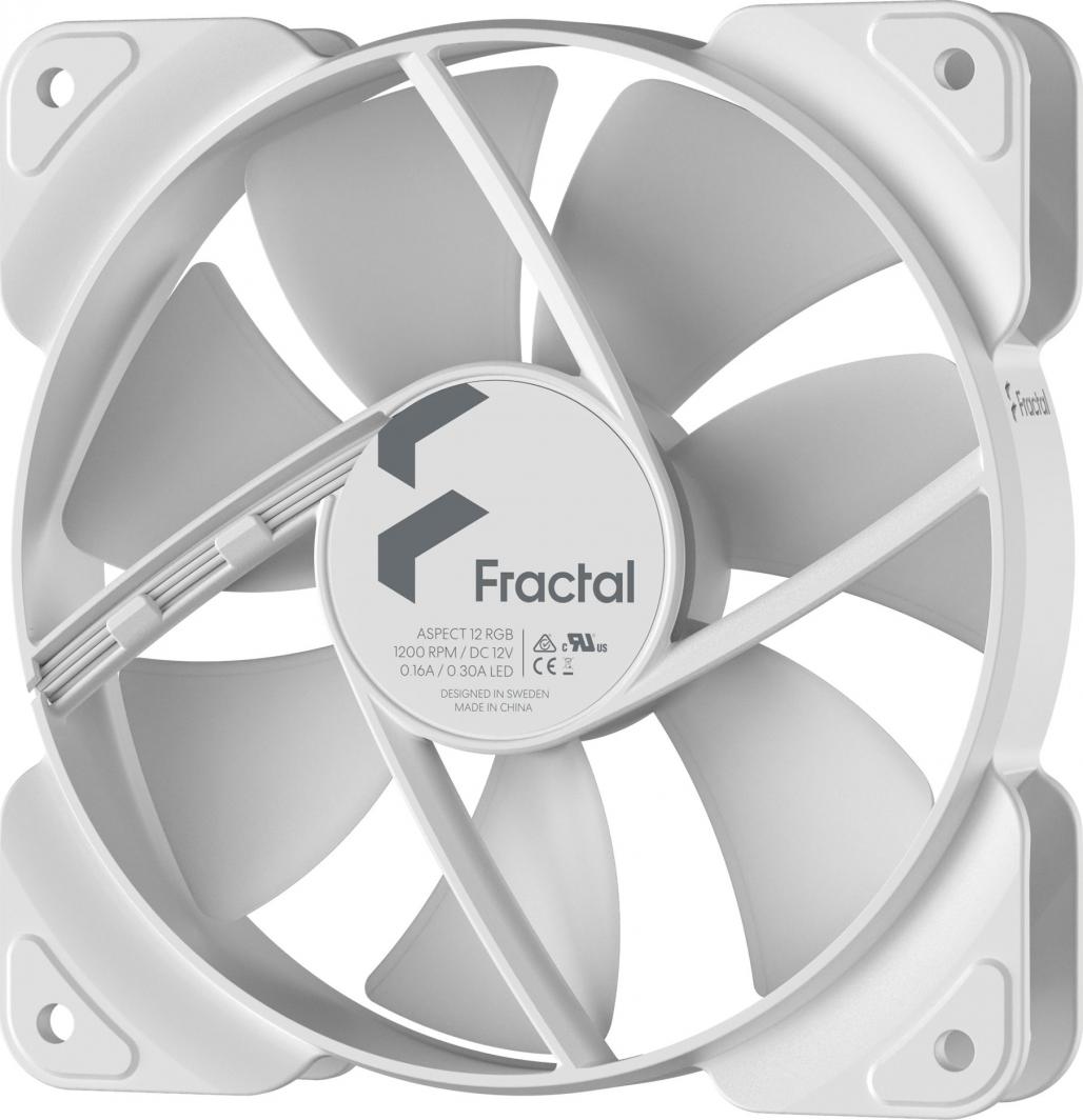 Ладилник Fractal Design Aspect 12 RGB, 120 мм, бел