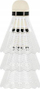 Top Wish për Badminton S-330, 3 copë, i bardhë