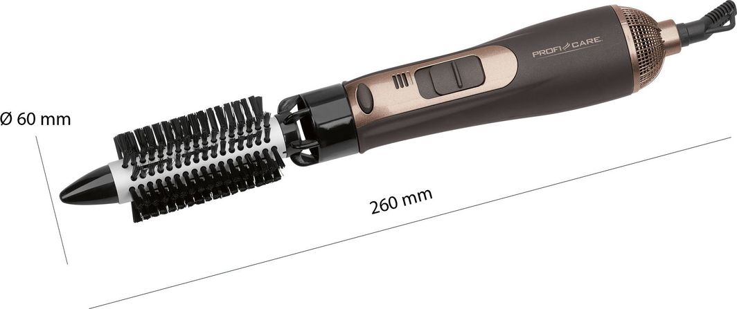 Figaro me ajër për flokë ProfiCook PC-HAS 3011 800W kafe