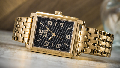 Orë për meshkuj Invicta Vintage Quartz 34mm 46660, e artë/zezë