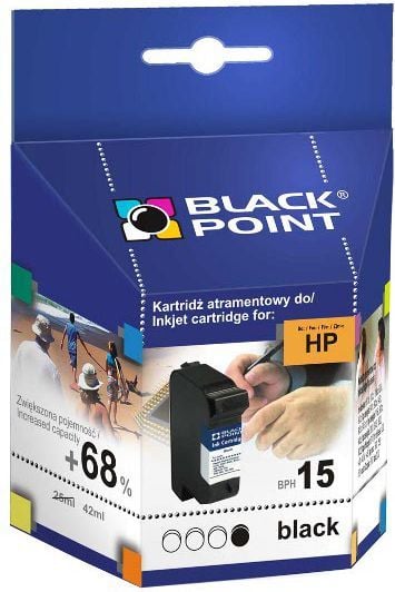Black Point Касета со Мастило BPH15, Црна