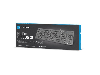 Tastierë Natec Discus 2, USB, e gjelbër