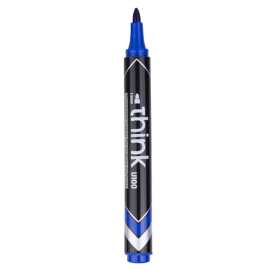 Marker DELI  permanent i kaltër 1.5mm u10030 1/12