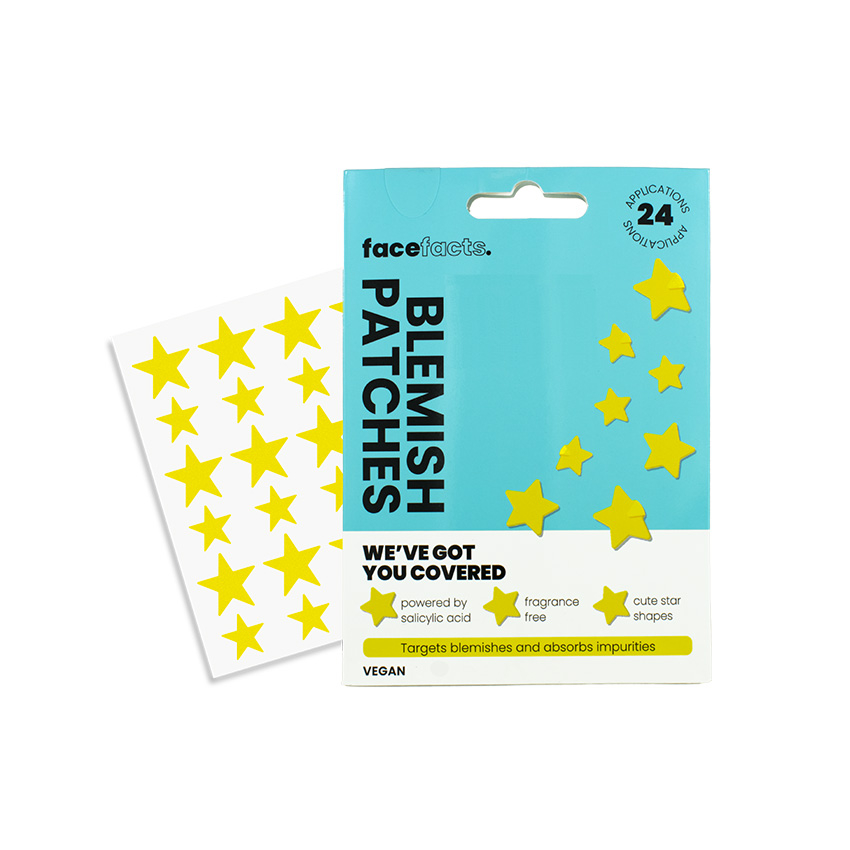 Face Facts Blemish Patches - Yellow Stars